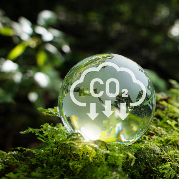 This picture shows how forests reduce CO2