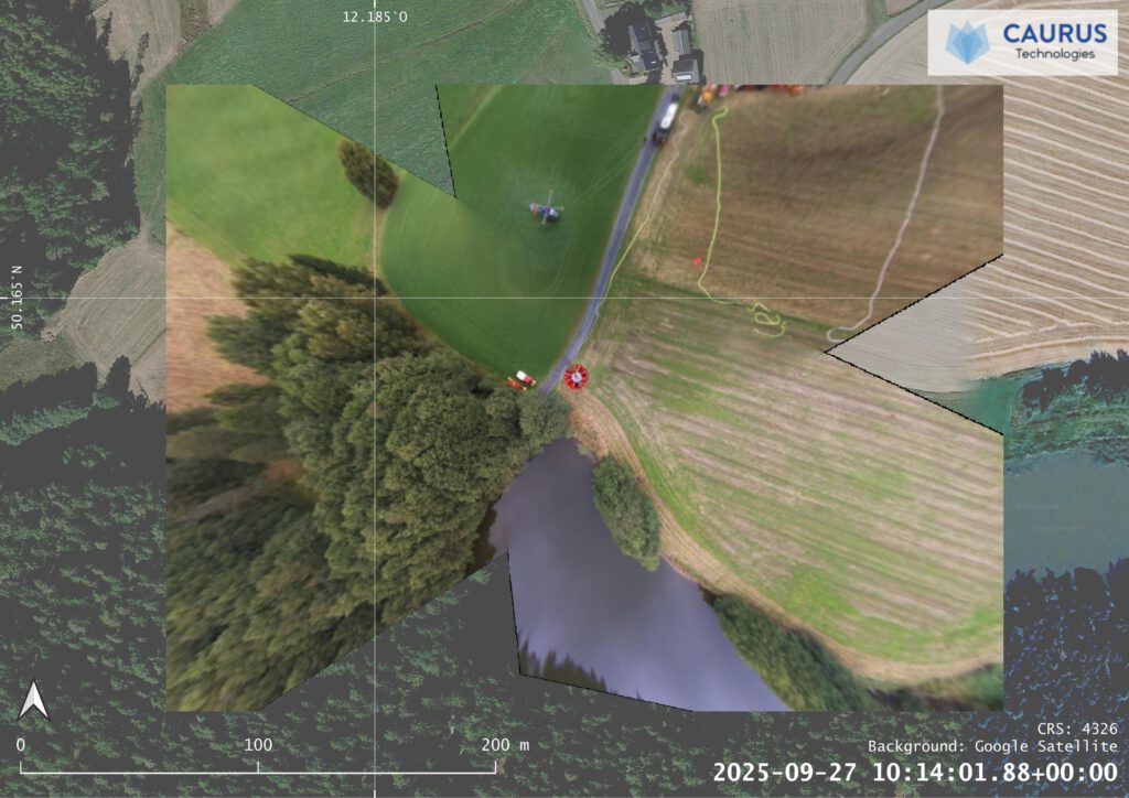 Symbolisiert Hinderniserkennung des Sensors im Einsatz