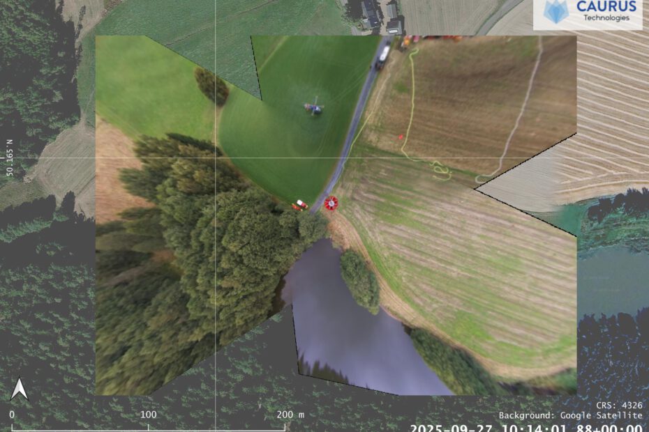 Symbolisiert Hinderniserkennung des Sensors im Einsatz