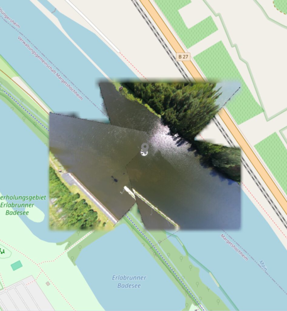 Symbolisiert die Wasserbefüllung eines SEMATS