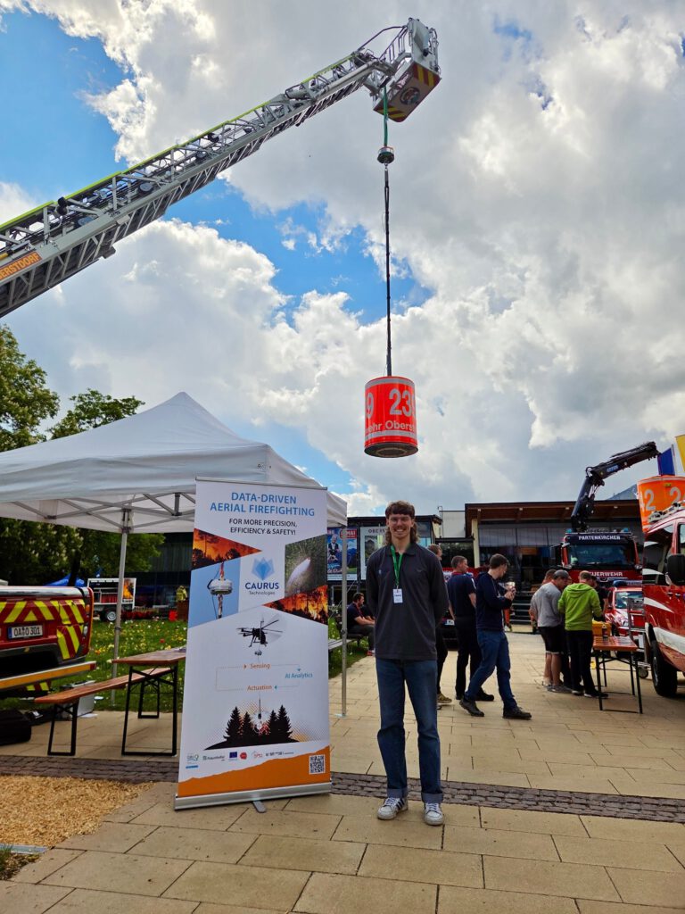 Symbolisiert Praesenz von CAURUS Technologies beim Waldbrand Symposion